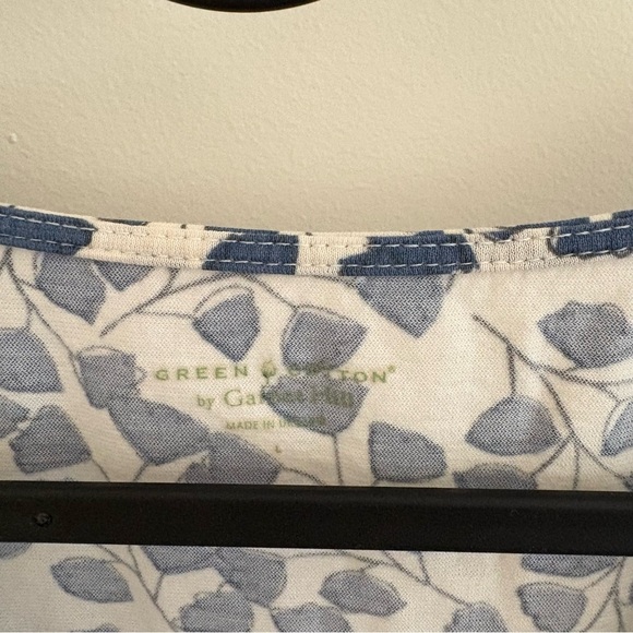 Green Cotton By Garnet Hill Sleep Top - Picture 6 of 9